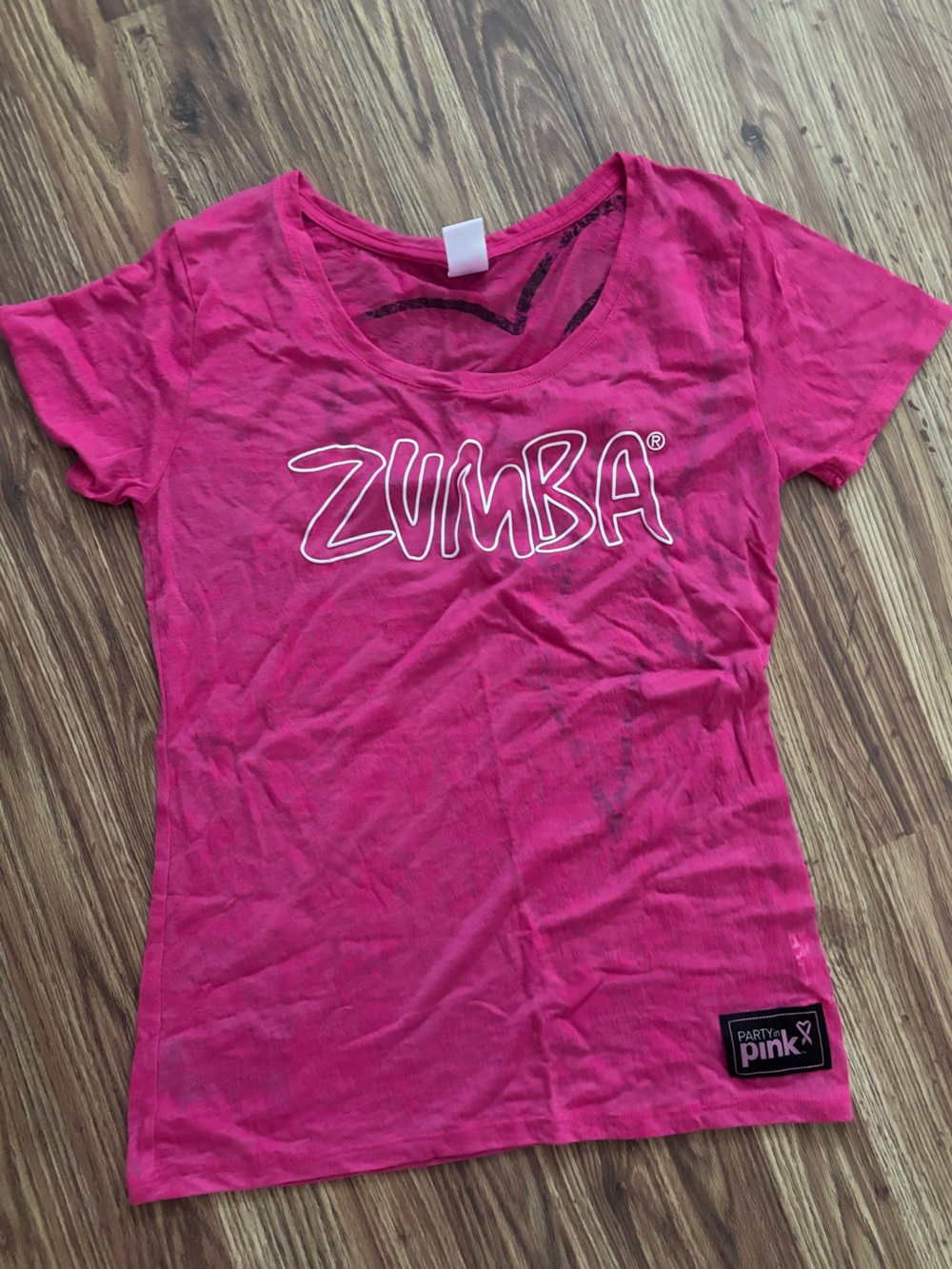 Zumba Fitness Women’s Short Sleeve Tee in Rose Pink